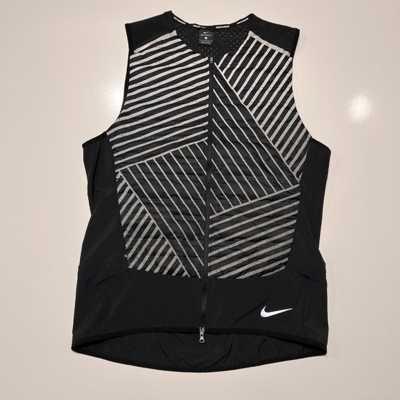 Nike Other - Nike AeroLoft Down Insulated Running LIKE NEW -Sports Vest Men's Large Black